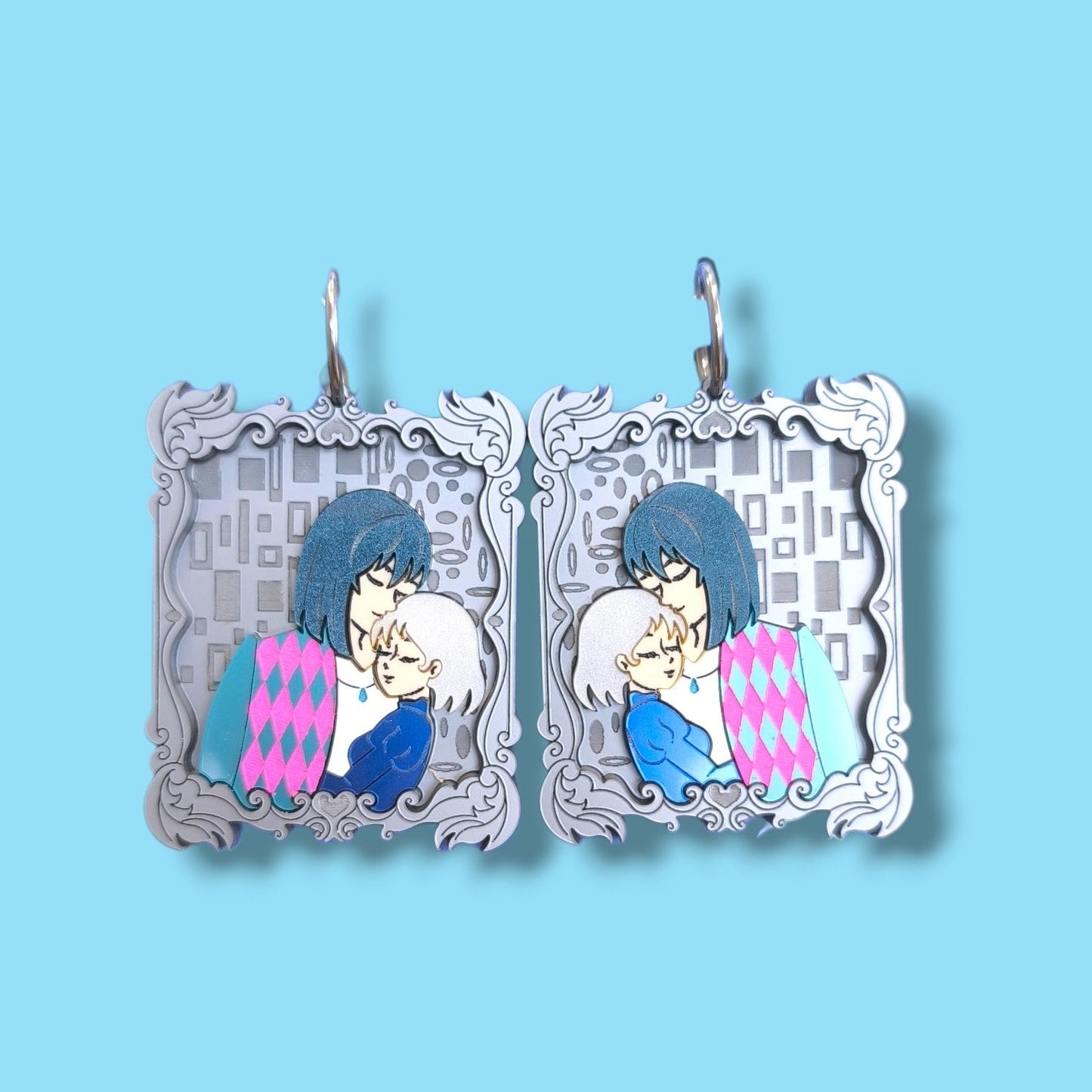 ☀️HOWL Y SOPHIE X THE KISS🌙 MAXI PENDIENTES