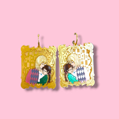 ☀️HOWL Y SOPHIE X THE KISS🌙 MAXI PENDIENTES
